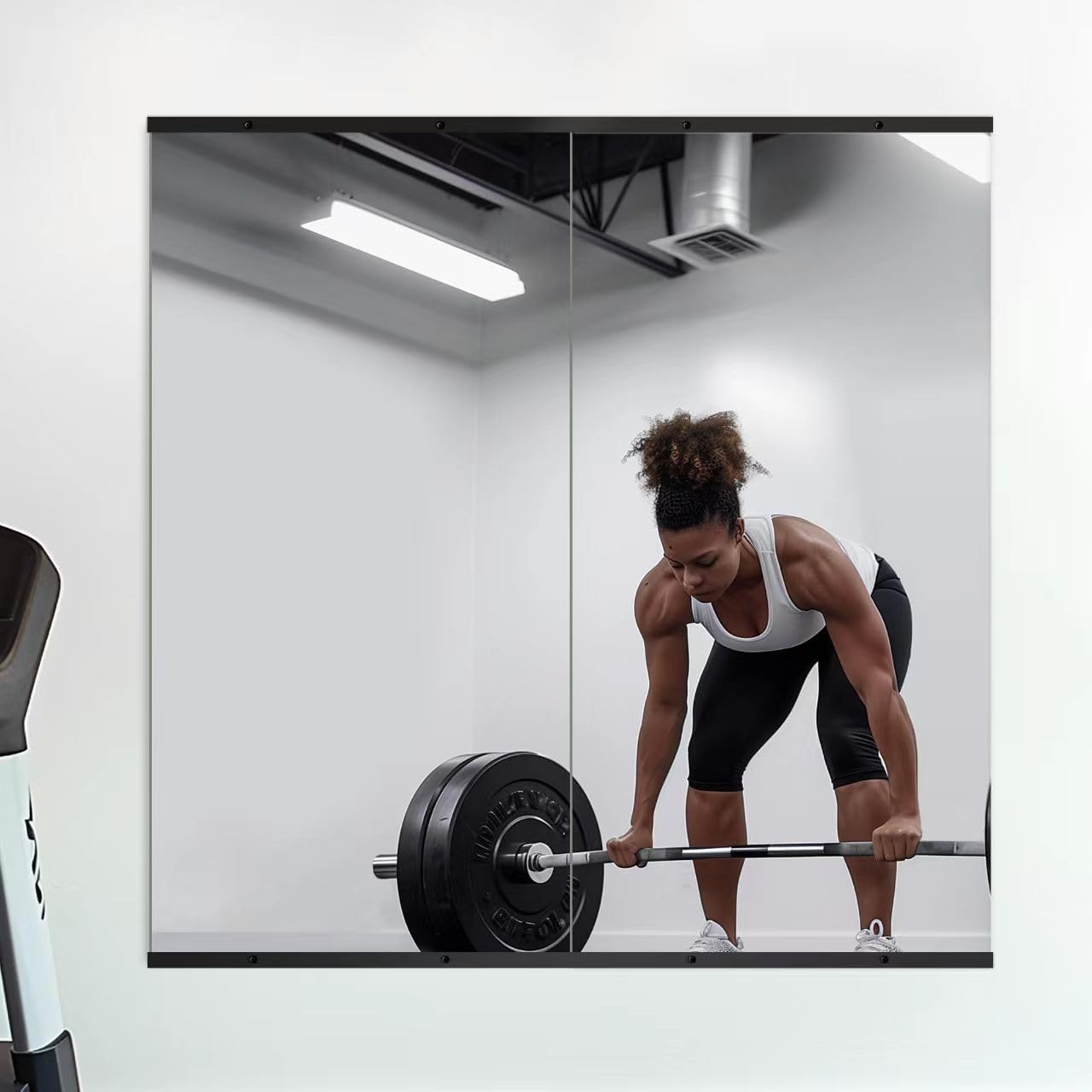 Delma Home Gym Mirror - Large Full Body Tempered Glass Set