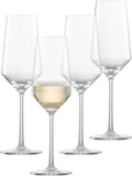 ZWIESEL GLAS Pure Champagne Glass Set of 4 for Elegant Toasts