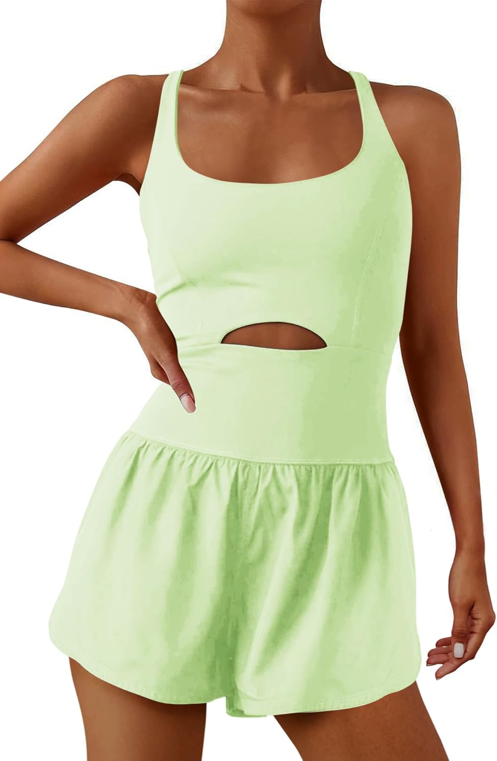 ReachMe Womens Running Onesie Athletic Romper for Workouts