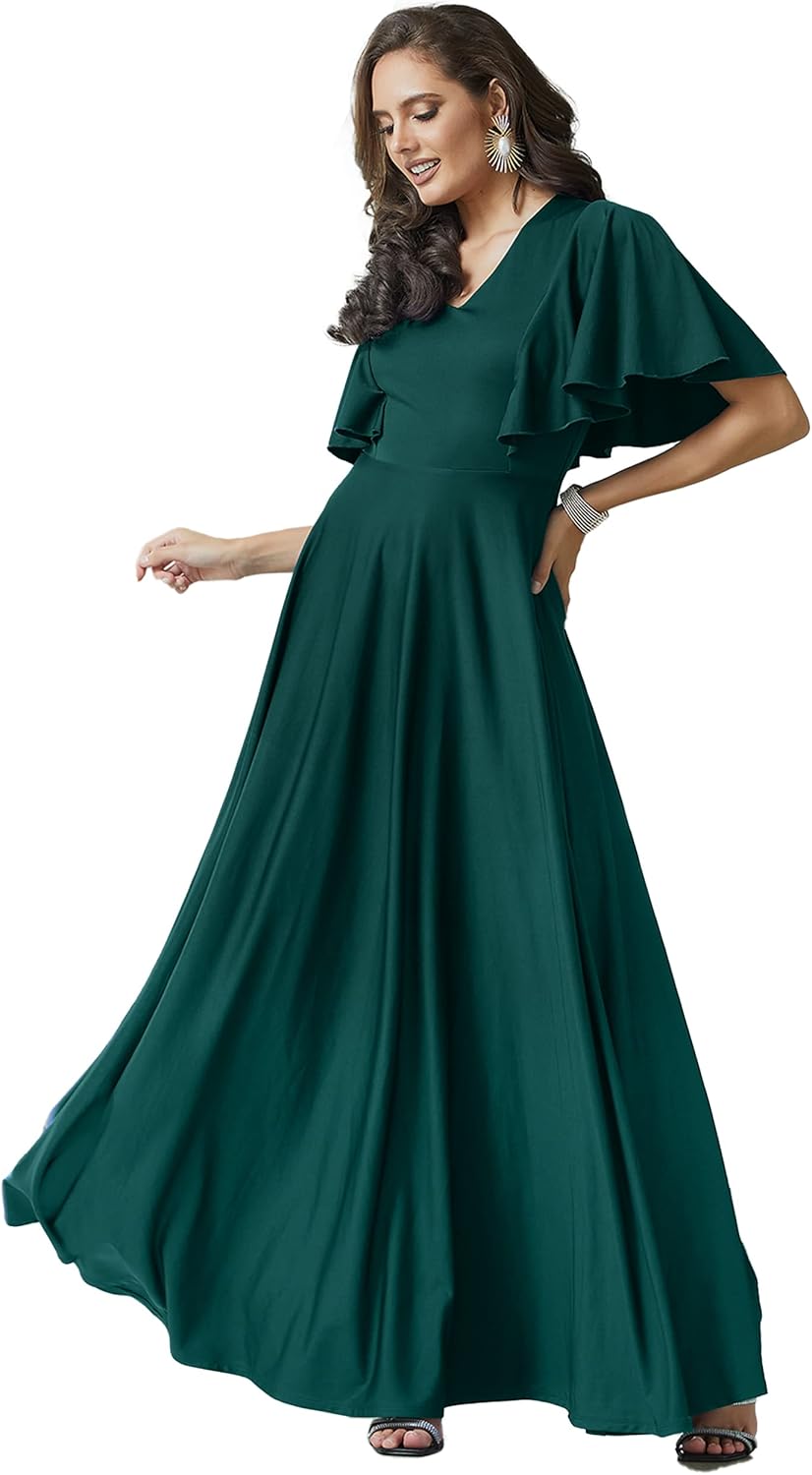 KOH KOH Womens Elegant Maxi Dress for Special Occasions