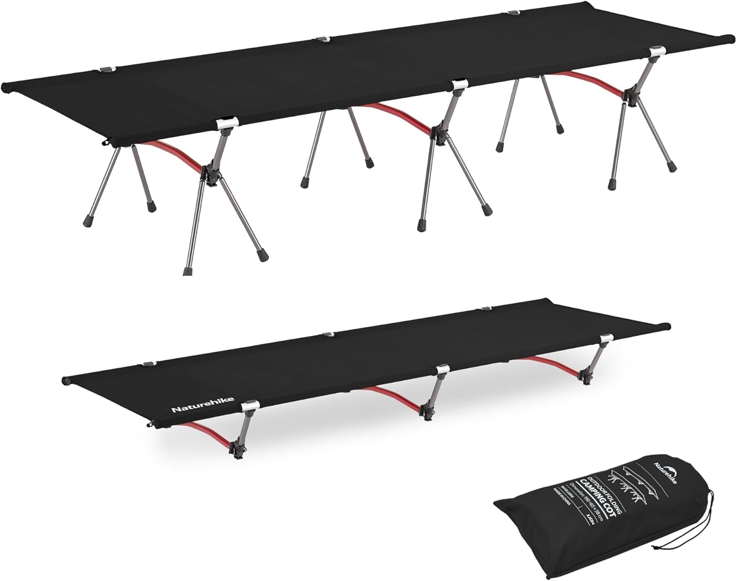 Naturehike ArmyWild Ultralight Folding Camping Cot for Travel
