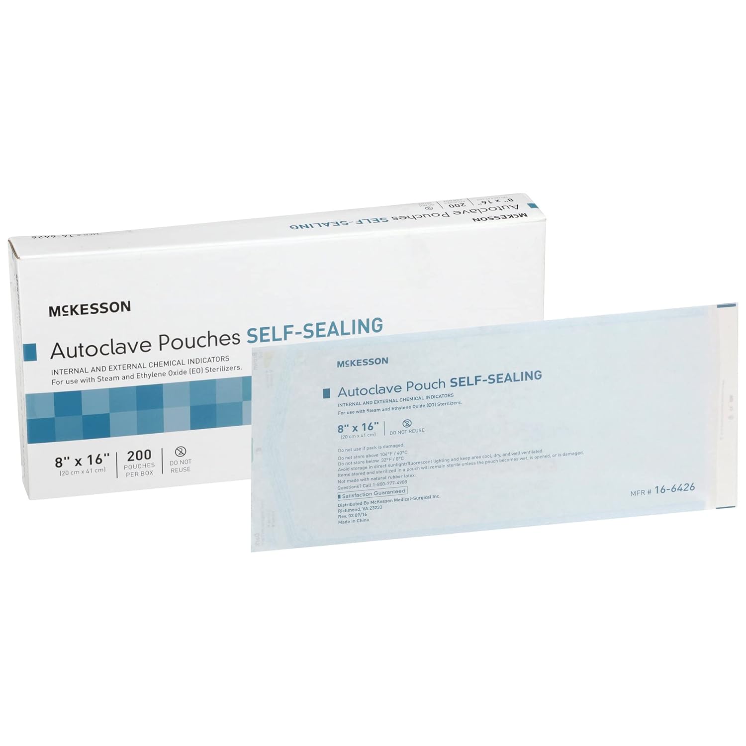 McKesson Sterilization Pouches for Medical-Grade Equipment