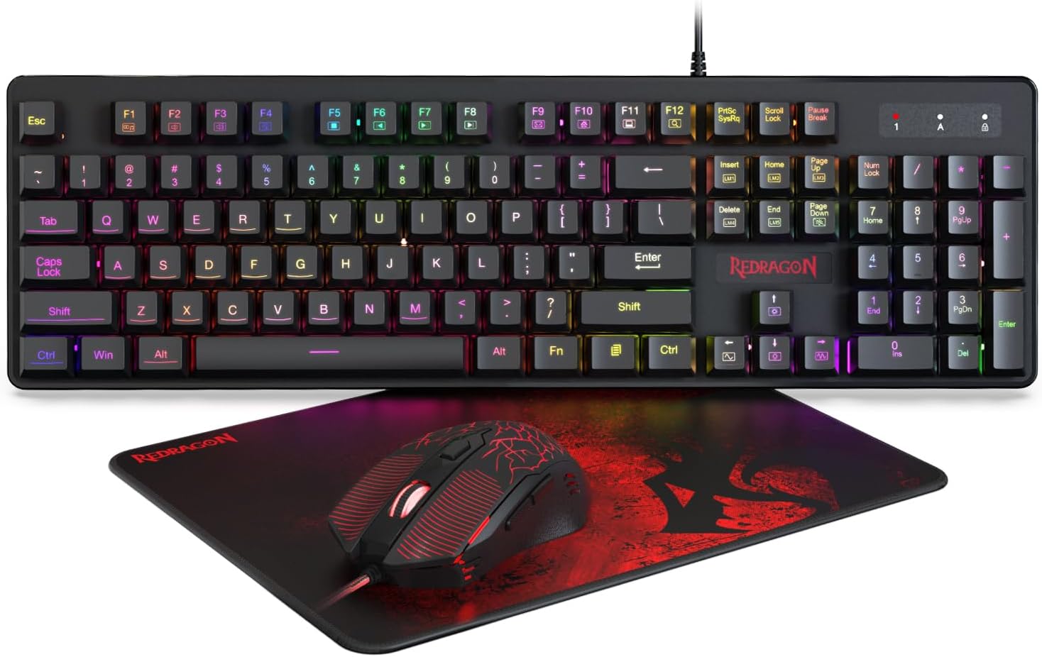 Enhance Gaming Experience with Redragon S107 Combo