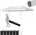 Real Relax 10x20ft Pop Up Canopy - Easy Set-up, Portable Shade Tent