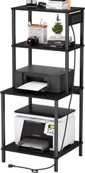 Printer Stand with Charging Station 49 in 4-Tier Printer Cart
