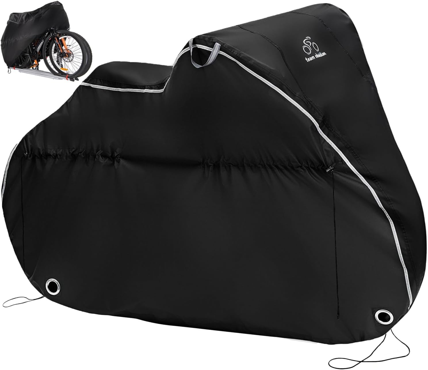 TeamObsidian Bike Cover - Heavy Duty Waterproof Protection for Bikes