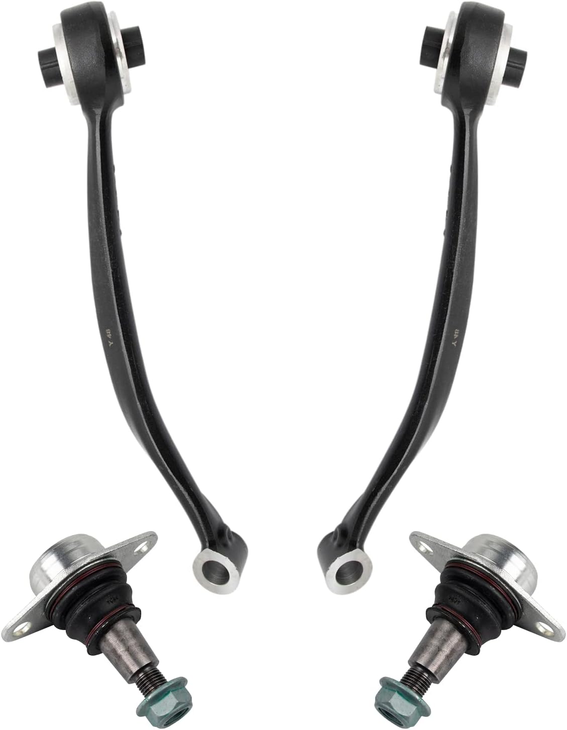 TRQ Front Lower Control Arm Set for 2011-2017 BMW X3 & X4