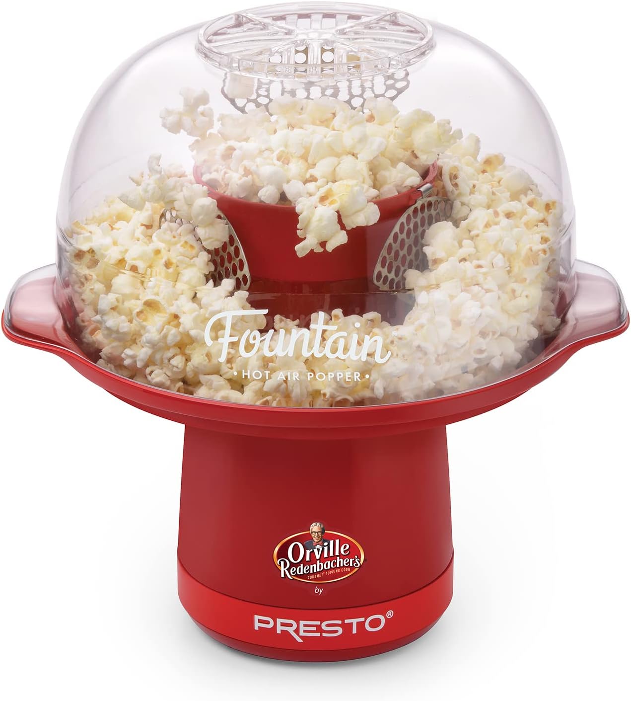Fountain Hot Air Popper: Pop 20 Cups Easily!
