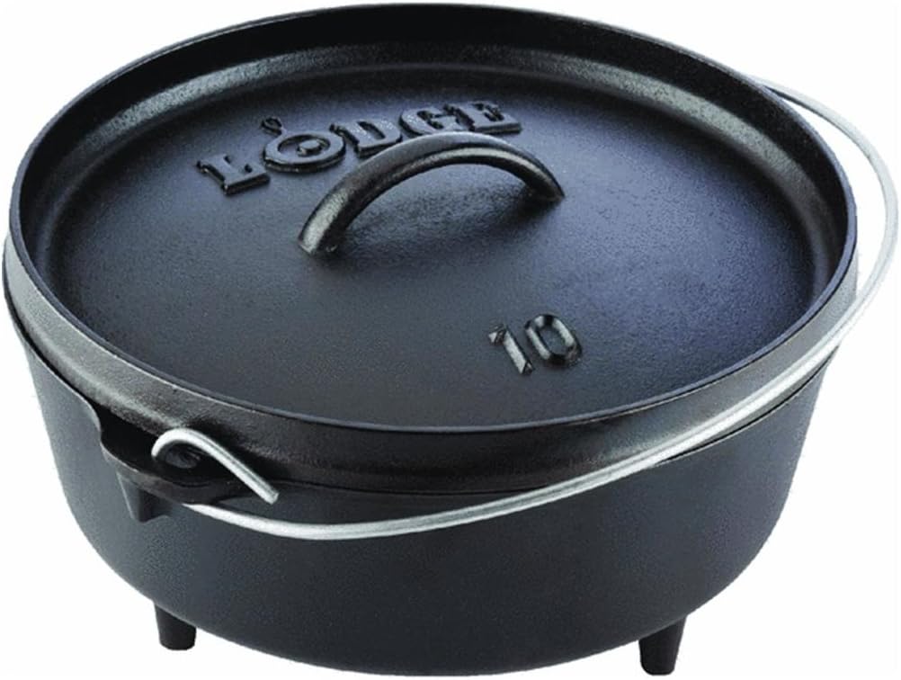 Lodge 4 Quart Pre-Seasoned Cast Iron Camp Dutch Oven Review