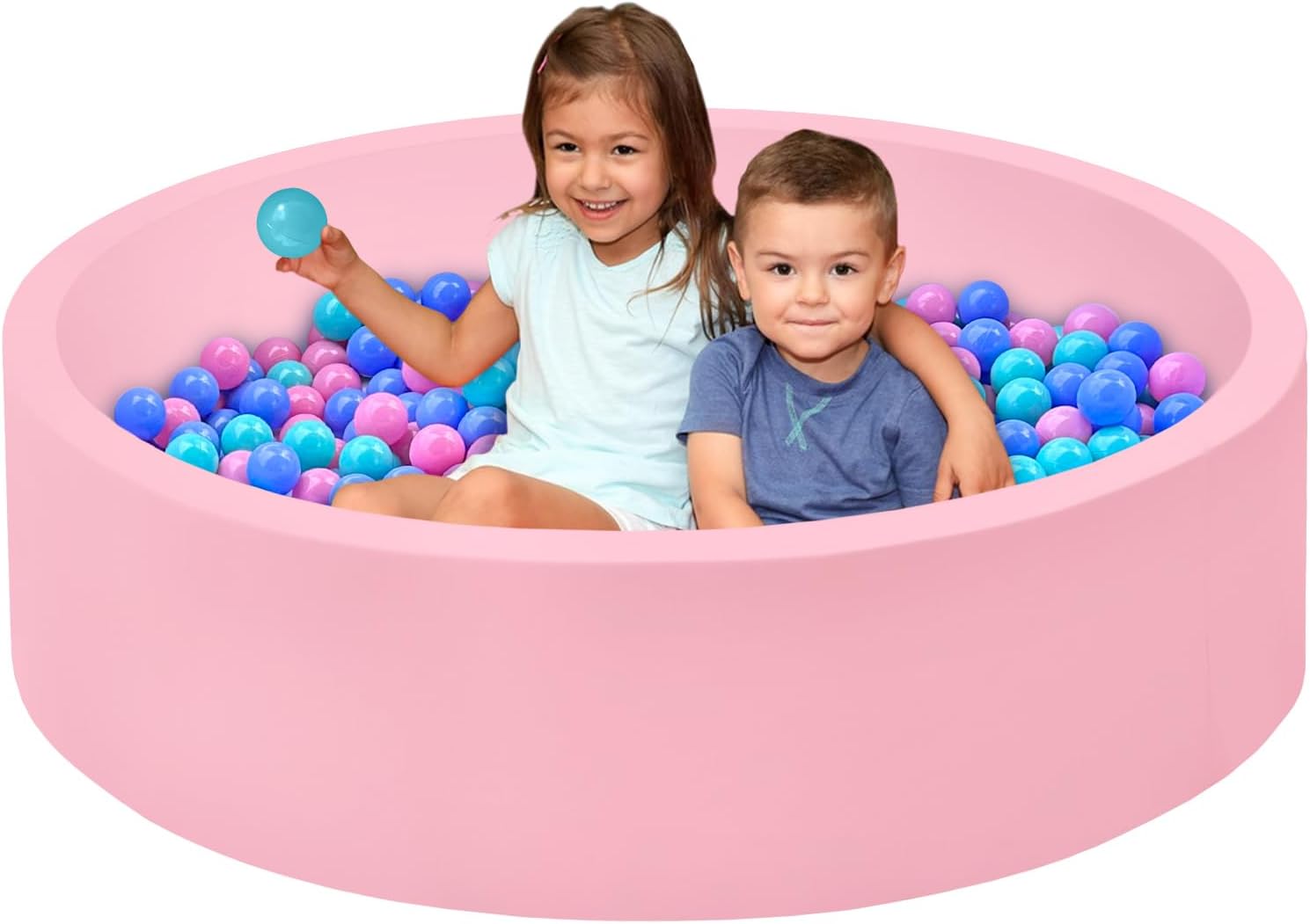 Baby Ball Pit for Toddlers - Soft Foam Pool for Indoor Fun
