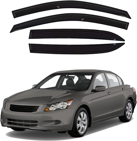 Tape-On Window Visors for 2003-2007 Honda Accord - Smoke Shade