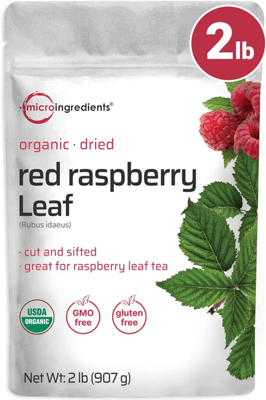 Premium Organic Raspberry Leaf Tea - Natural Pregnancy Support