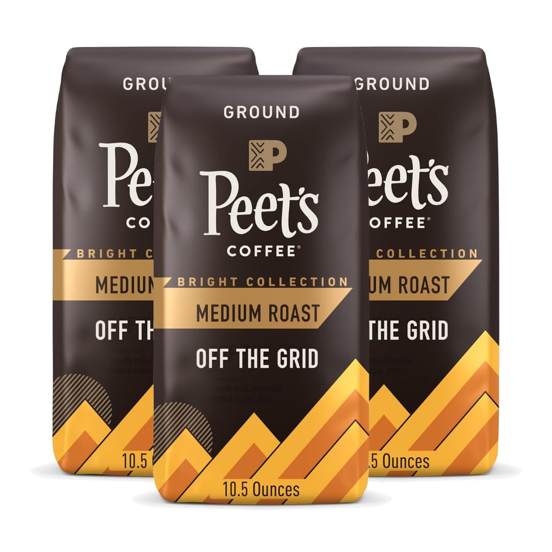 Peet's Coffee Medium Roast Ground Coffee - Off The Grid 31.5 Ounces