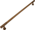 Appliance Pull 12 Inch Hole Center Antique Brass - Heavy Duty Solid