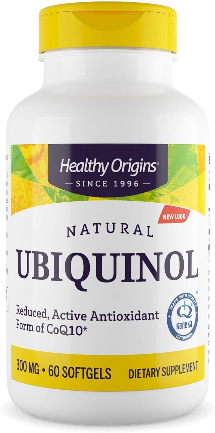 Healthy Origins Ubiquinol 300 mg for Heart Health & Energy