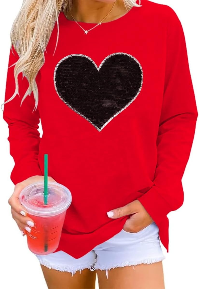 Sparkle Your Style with Qbily Sequins Sweatshirt