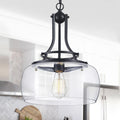 WUZUPS Chandelier Rustic Farmhouse Industrial Round Pendant - Vintage
