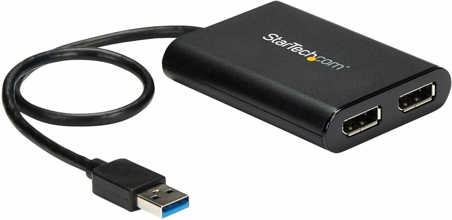 Enhance Visuals: USB 3.0 Dual DisplayPort Adapter 4K