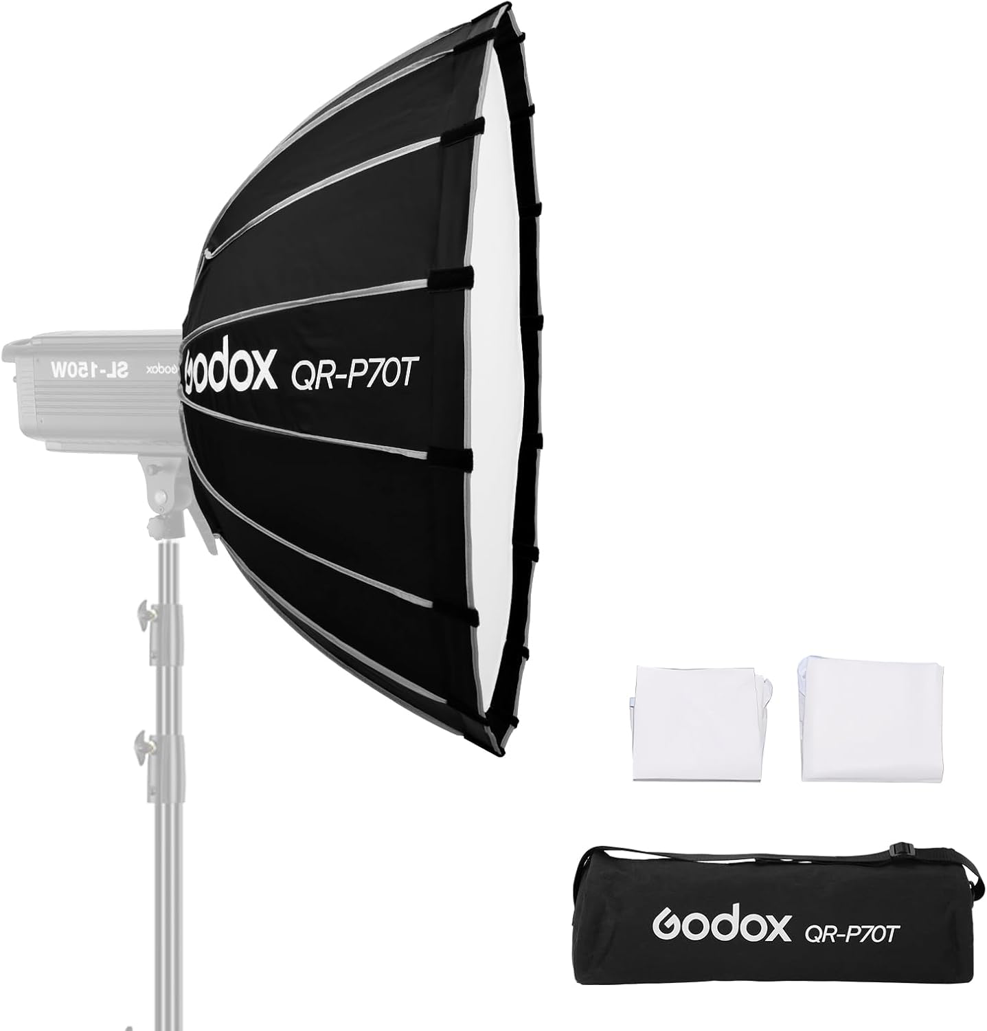 Godox QR-P70T Quick Release Parabolic Softbox for Photography
