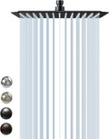 SR SUN RISE 12 in Rain Shower Head Matte Black - High Pressure