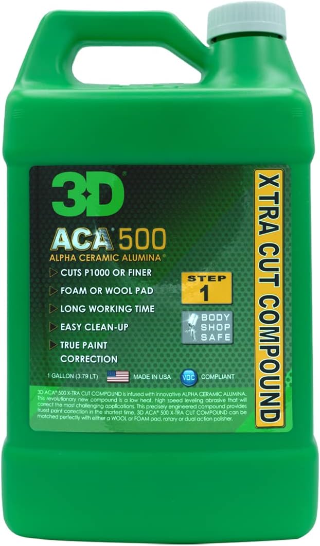 3D ACA 500 Cutting Compound for Deep Paint Correction