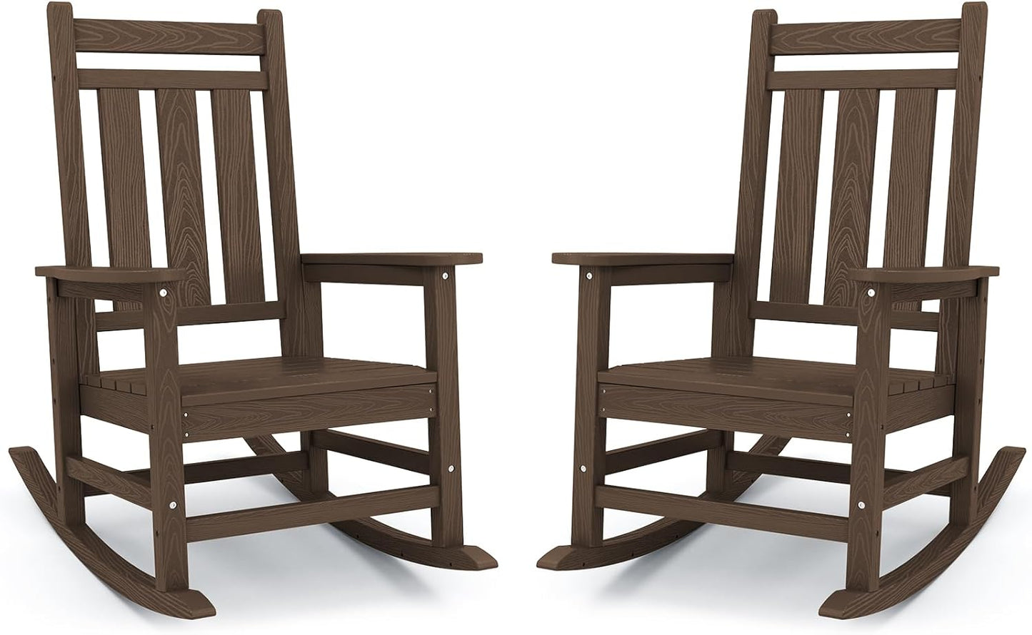 KINGYES Oversized Outdoor Rocking Chair Set of 2 Review