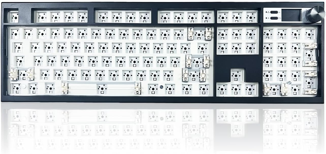 GMK104 Mechanical Keyboard Kit with Smart Screen & Knob