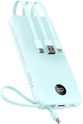 VEEKTOMX Portable Charger with Built-in Cables - 20000mAh Power Bank