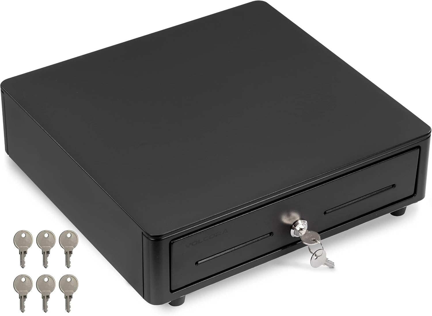 Volcora Cash Register Drawer for POS System with Round Corners