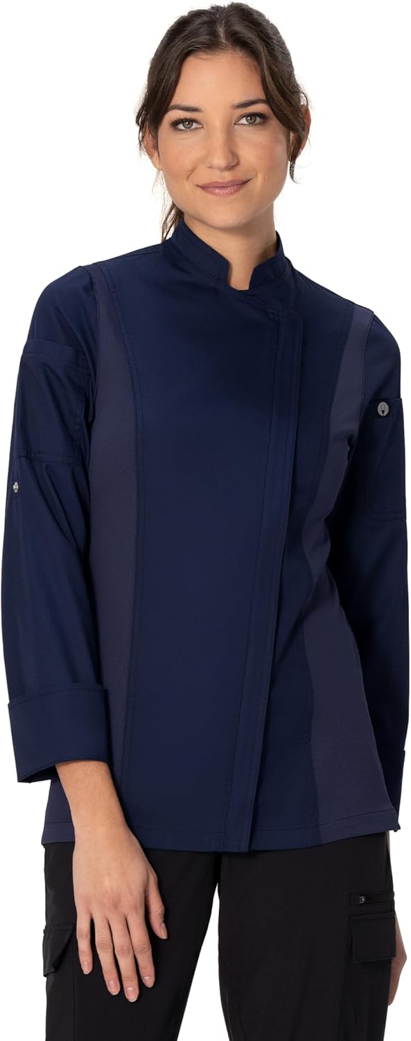 Chef Works Women's Hartford Cool Vent Chef Coat for Comfort