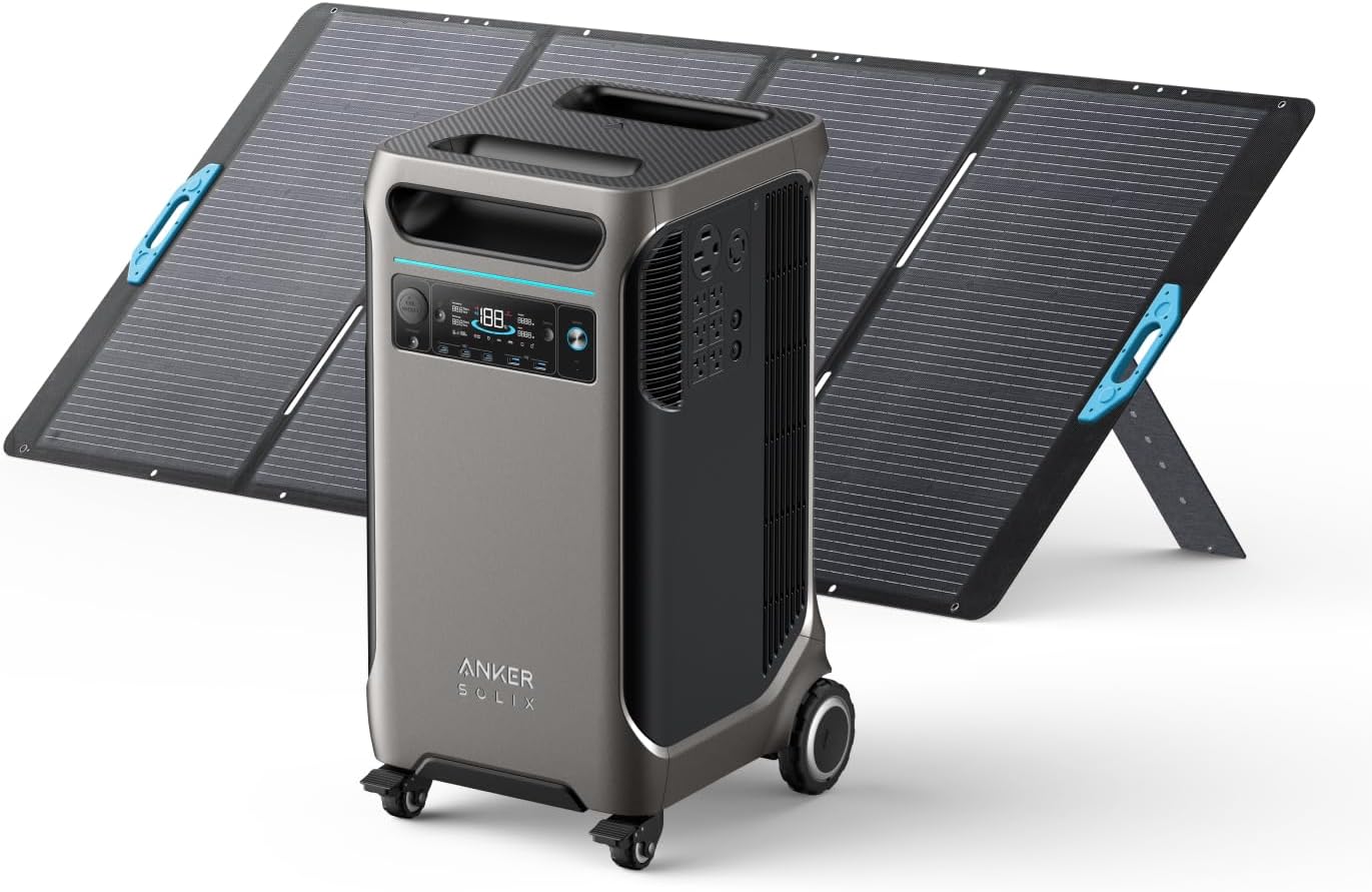 Anker SOLIX F3800 Portable Power Station: 6000W AC Output for Home, RV, Emergencies
