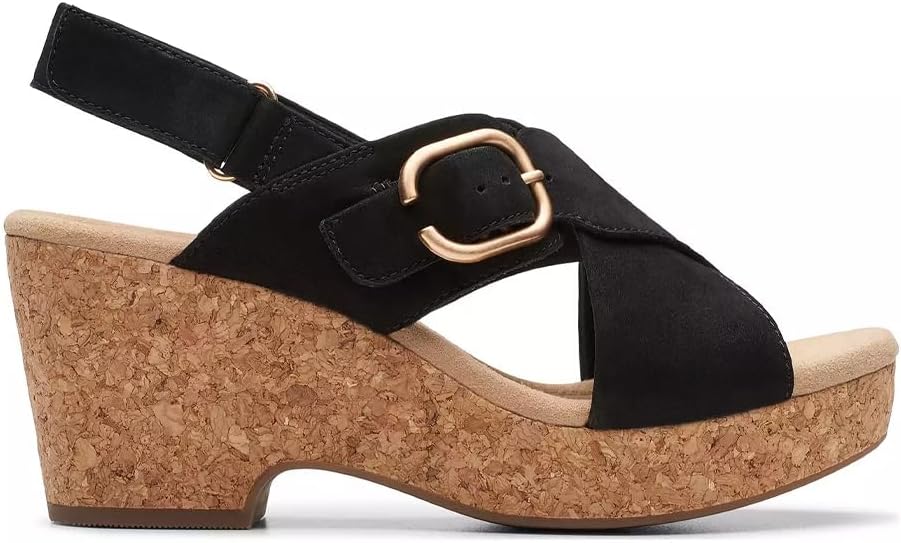 Clarks Women's Giselle Cove Wedge Sandal for Ultimate Comfort