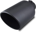 Diesel Exhaust Tip 4ft Inlet 8ft Outlet 15ft Length - Bolt-On Rolled