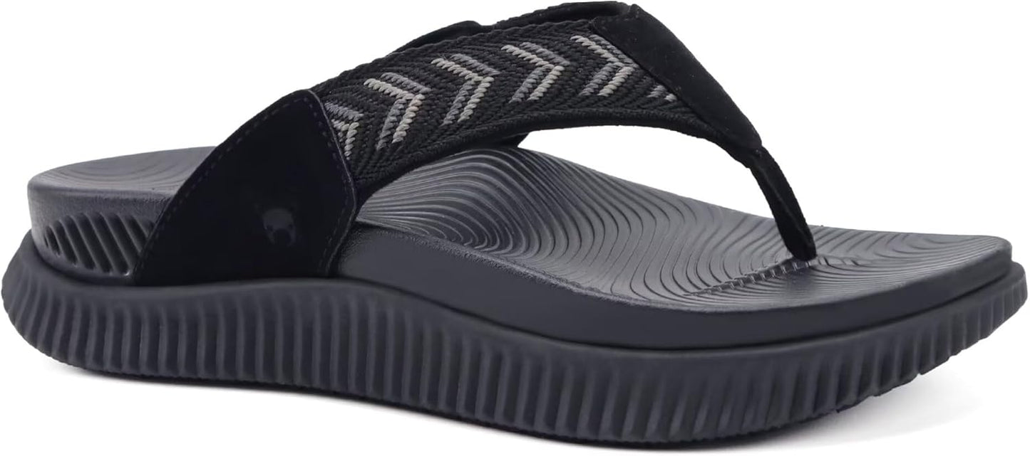 KuaiLu Womens Fashion Orthotic Flip Flops for All-Day Comfort