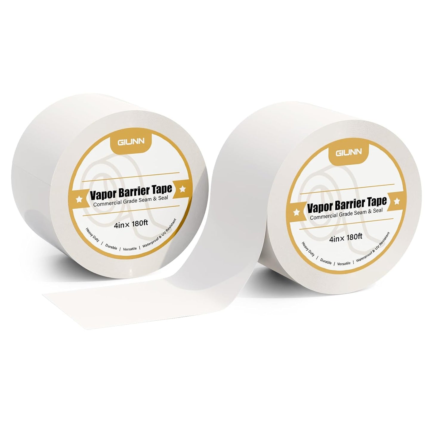 Vapor Barrier Tape 4 in. x 180 ft. for Moisture Sealing Projects