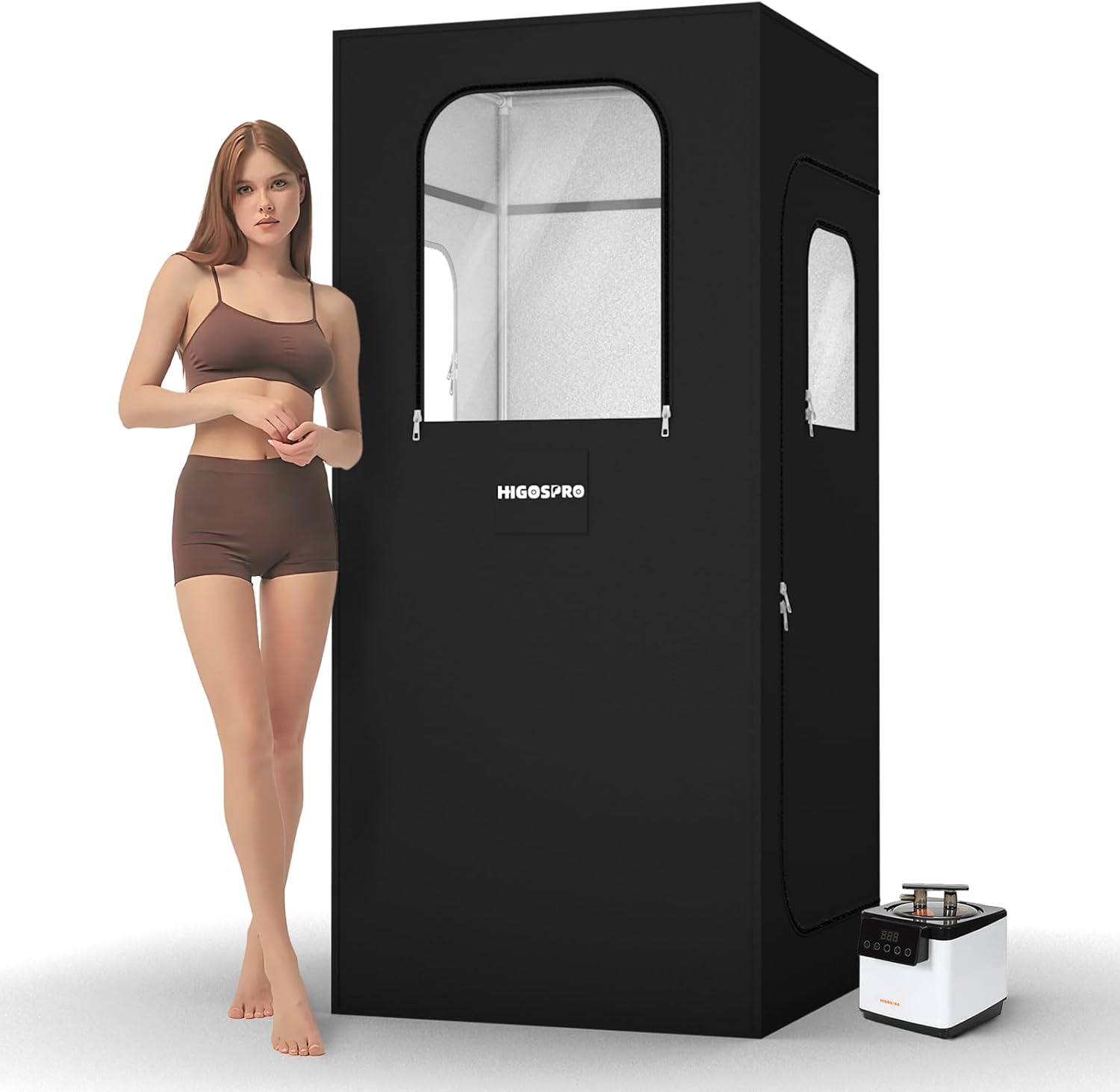 Portable Full Size Sauna with Touchscreen - HIGOSPRO