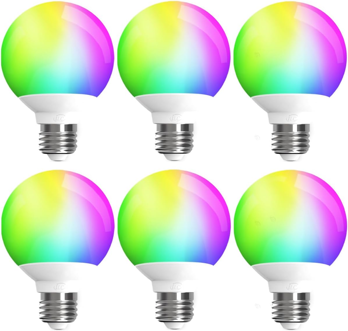 ILC App-Controlled LED G25 Globe Light Bulbs for Smart Homes