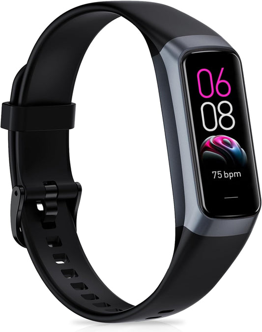 1.1 AMOLED Fitness Tracker - Monitor Heart Rate & Stay Fit