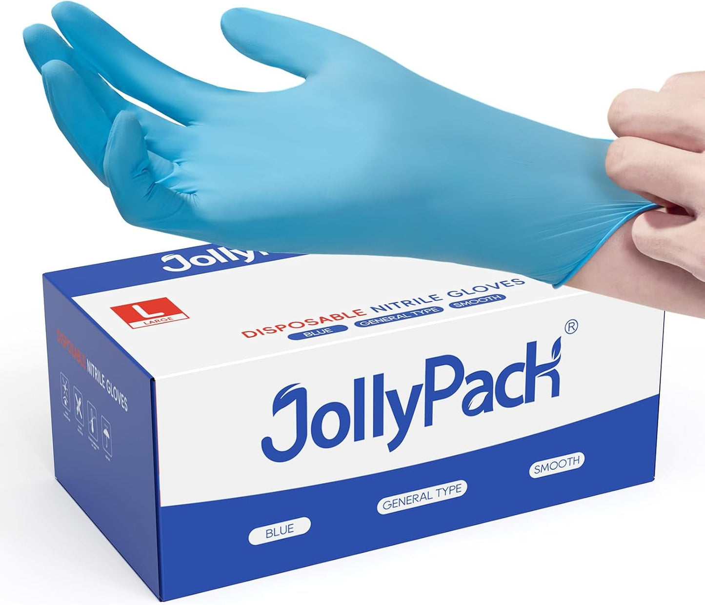 Latex-Free Blue Nitrile Gloves - 200 Pack for Clean Cooking