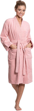 Turkuoise Soft & Absorbent Towel Robe - 100% Turkish Cotton Kimono 7