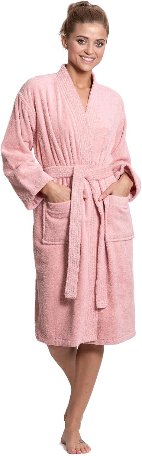 Soft & Absorbent Towel Robe for Women - 100% Cotton Luxury