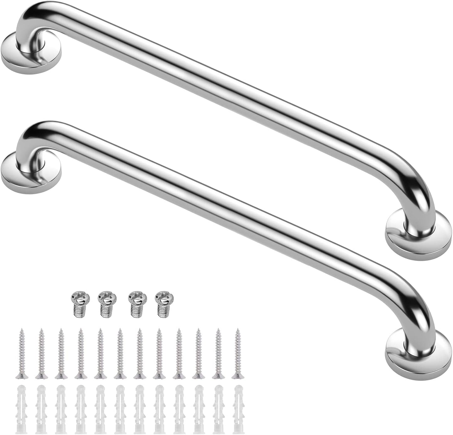 Gotega Shower Grab Bar 2 Pack - 36 Inch Stainless Steel Safety