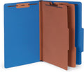 Blue Summit Classification Folders Legal Size, 2 Dividers - Durable