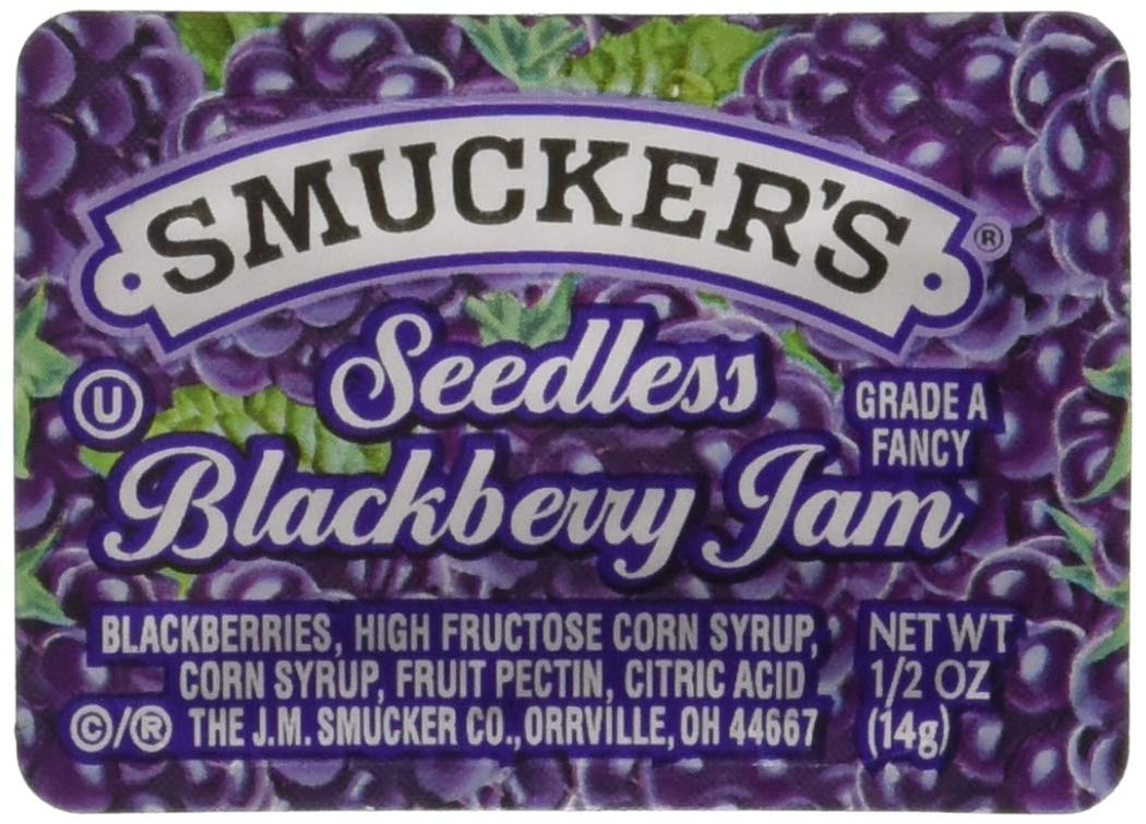 Smucker's Seedless Blackberry Jam Cups for Perfect Portion Control