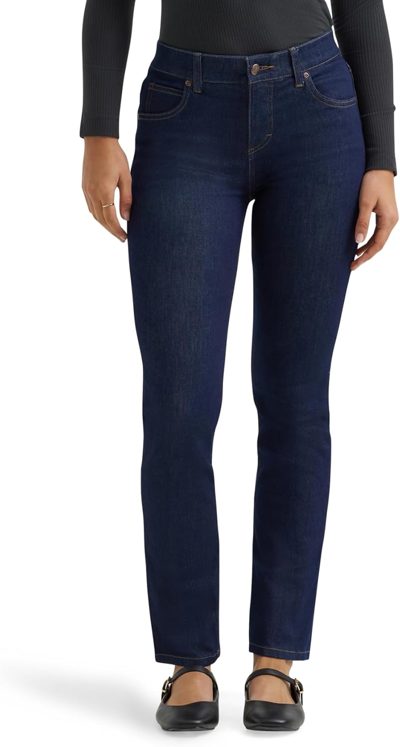 Lee Women's Ultra Lux Comfort Flex Motion Slim Straight Jean