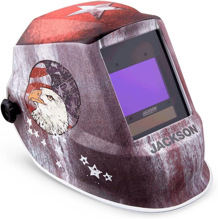 Premium Graphic Welding Hood with ADF - Ultra Lightweight Design
