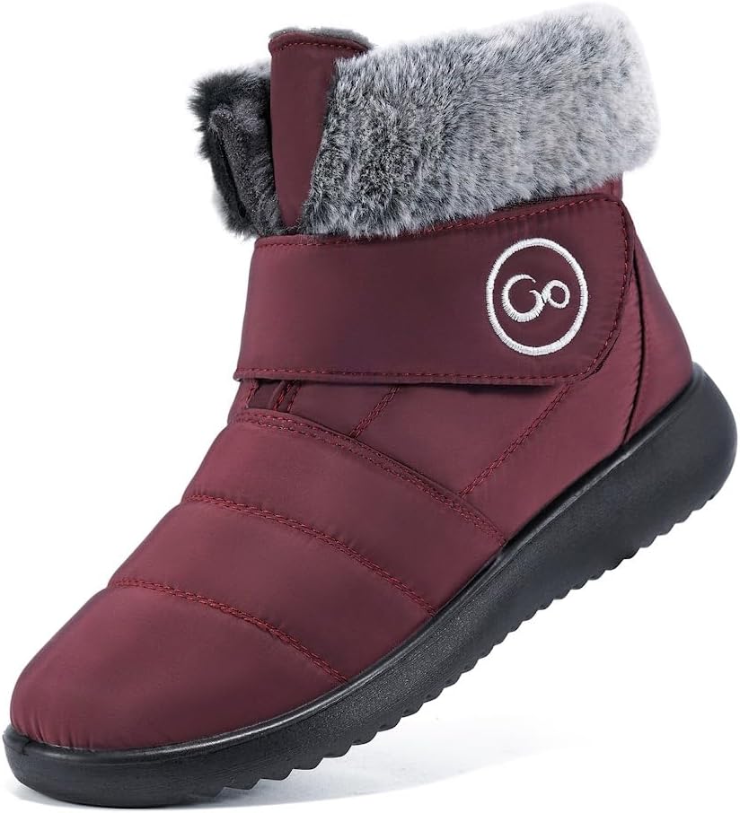 Women Snow Boots Winter Shoes with Fur Lined Warm Comfort