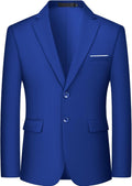 Mens Slim Fit Suit Jacket 2 Button Blazer for Men - Slim Tailored