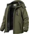 Men's Winter Ski Jacket Warm Fleece Waterproof Outdoor Windbreaker