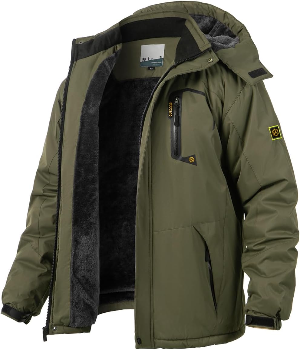TREKEK Men's Waterproof Ski Jacket - Stay Warm & Dry on Outdoor Adventures!